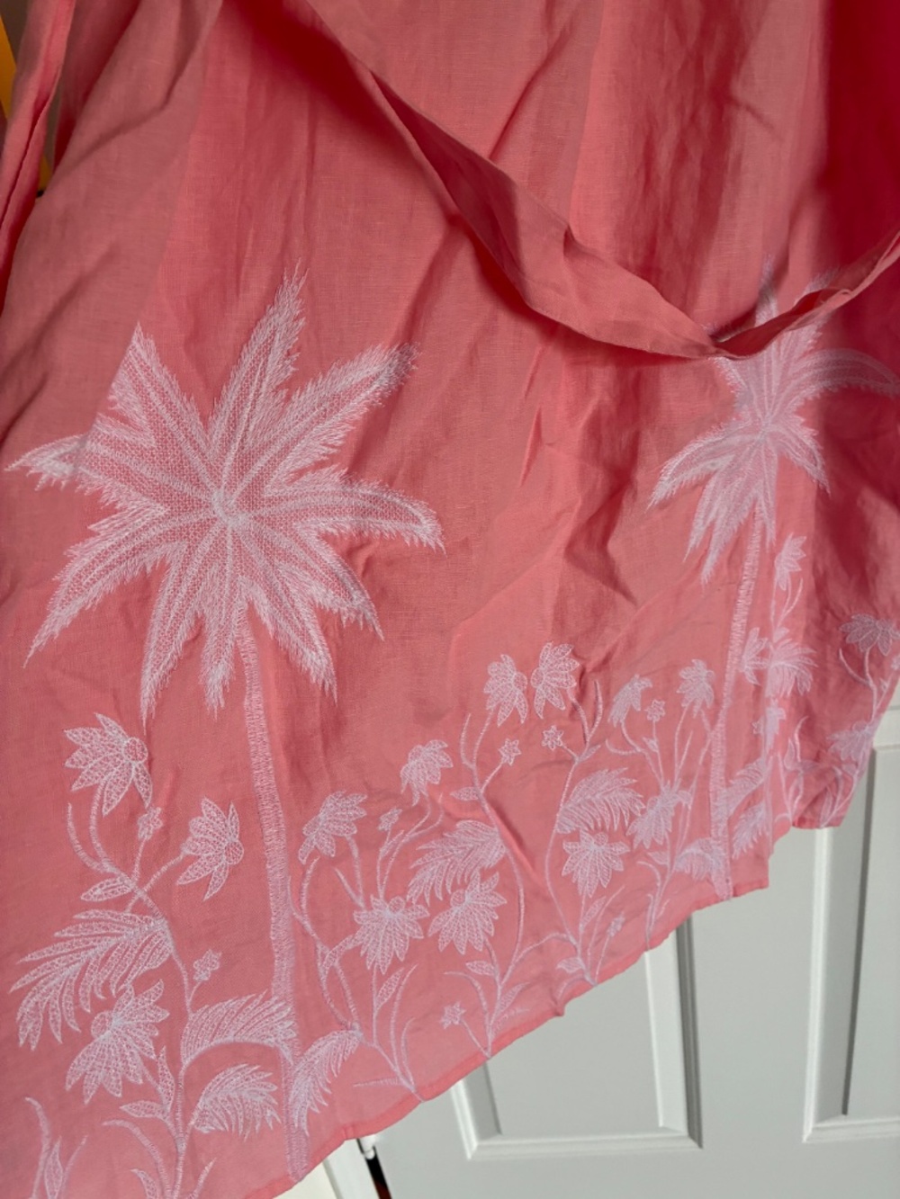 NWT Vineyard Vines Palm Beach pink midi coverup dress M L - Picture 10 of 12